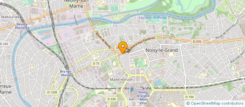 localisation de l'entreprise MADAME VICTORIA HARDY à NOISY-LE-GRAND