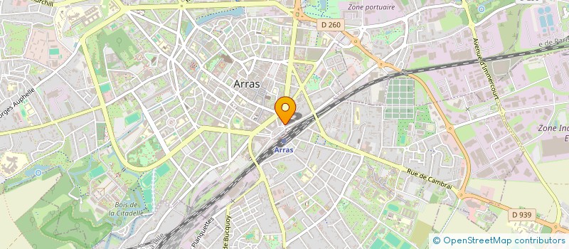 localisation de l'entreprise MADAME VICTORIA HEUNET à ARRAS
