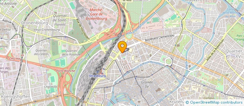 localisation de l'entreprise MADAME VICTORIA HOLL à STRASBOURG