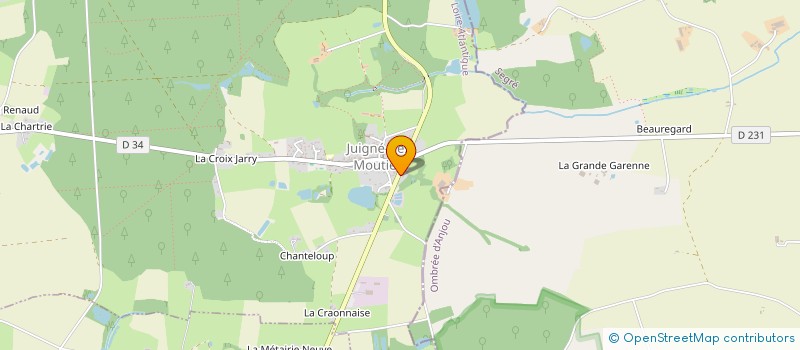 localisation de l'entreprise MADAME VICTORIA ILINCA  JUIGNE-DES-MOUTIERS