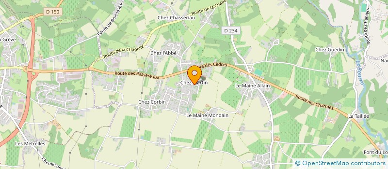 localisation de l'entreprise MADAME VICTORIA JARAMILLO CONTRERAS à CHANIERS