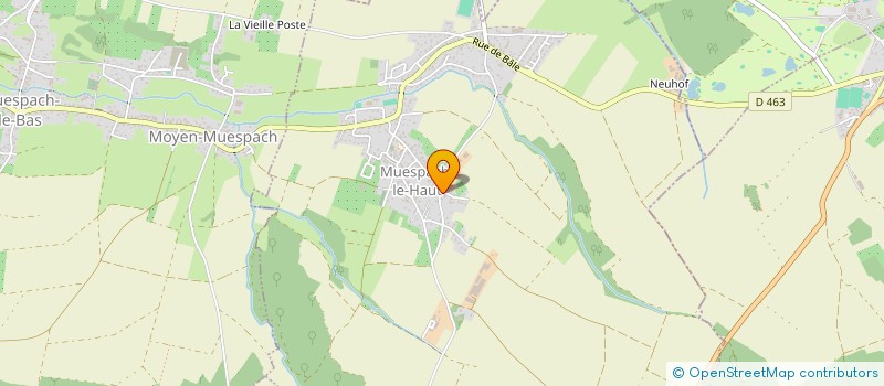 localisation de l'entreprise MADAME VICTORIA JARDINE  MUESPACH-LE-HAUT