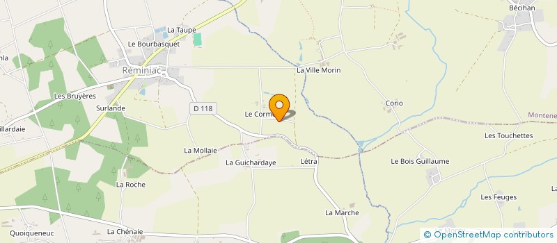 localisation de l'entreprise MADAME VICTORIA JOLLY HARANG  REMINIAC