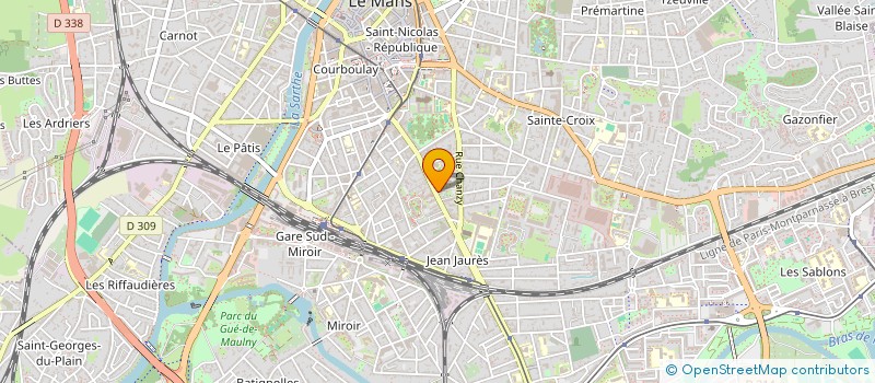 localisation de l'entreprise MADAME VICTORIA KERNER à LE MANS