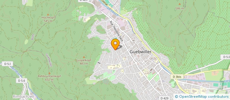 localisation de l'entreprise MADAME VICTORIA KUREK  GUEBWILLER