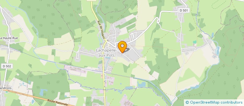 localisation de l'entreprise MADAME VICTORIA LABEYRIE  LACHAPELLE-AUX-POTS