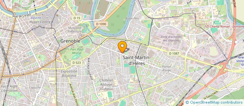 localisation de l'entreprise MADAME VICTORIA LACATUS  SAINT-MARTIN-D'HERES