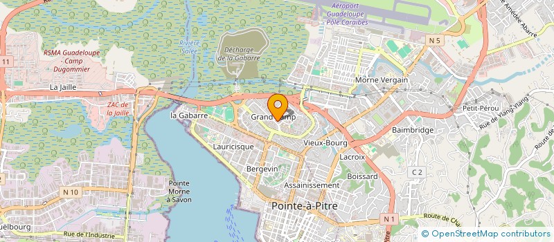 localisation de l'entreprise MADAME VICTORIA LAGUERRE  LES ABYMES