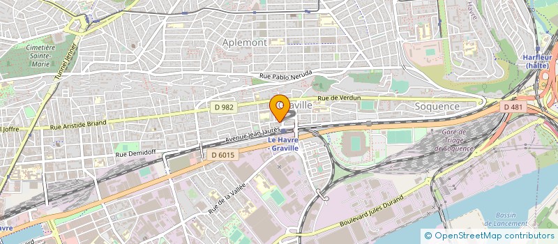 localisation de l'entreprise MADAME VICTORIA LE BAIL  LE HAVRE