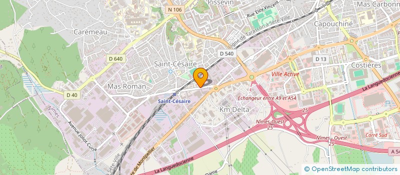 localisation de l'entreprise MADAME VICTORIA LE BOLZEC  NIMES