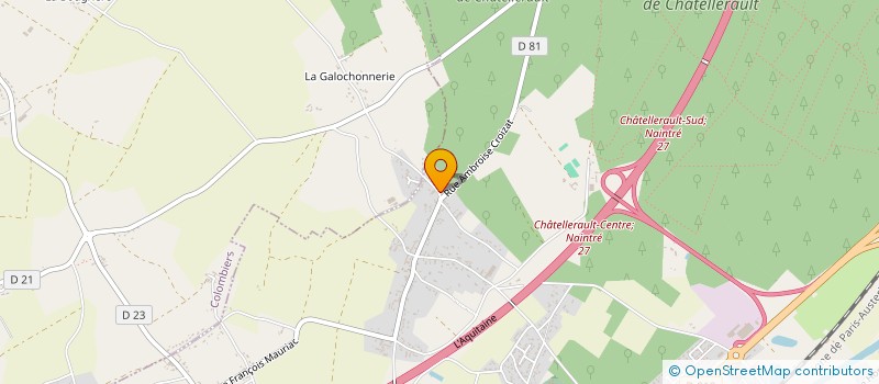 localisation de l'entreprise MADAME VICTORIA LEBON à NAINTRE