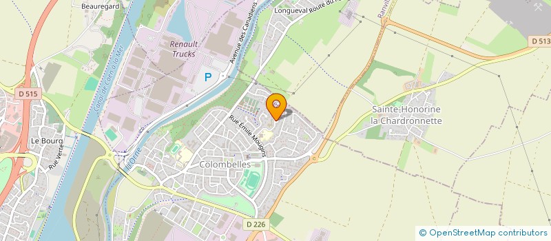 localisation de l'entreprise MADAME VICTORIA LEGARDINIER  COLOMBELLES