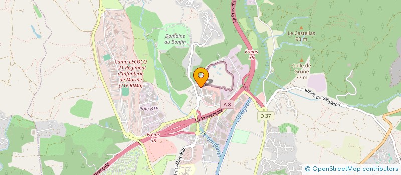 localisation de l'entreprise MADAME VICTORIA LENS à FREJUS