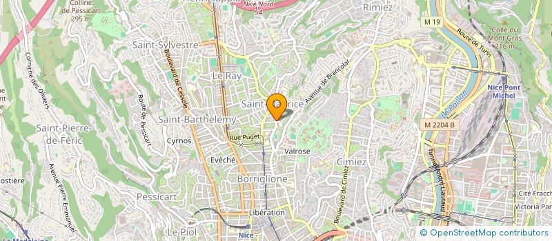 localisation de l'entreprise MADAME VICTORIA LESBATS à NICE