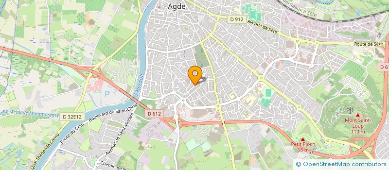 localisation de l'entreprise MADAME VICTORIA MAILLE à AGDE