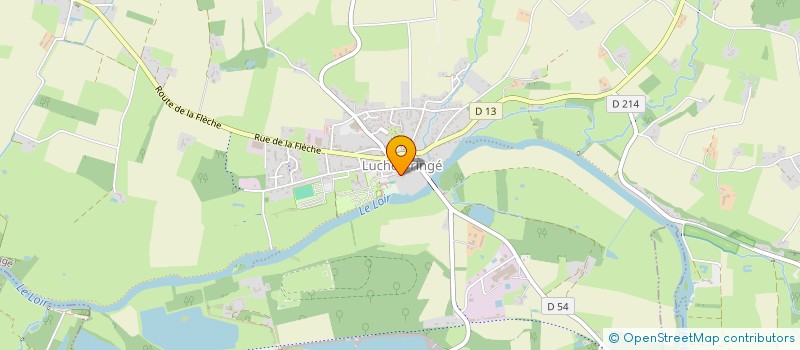 localisation de l'entreprise MADAME VICTORIA MAJOR  LUCHE-PRINGE