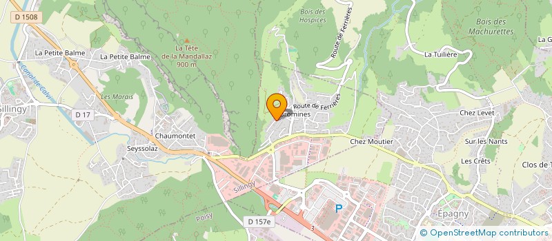 localisation de l'entreprise MADAME VICTORIA MANCINI  SILLINGY