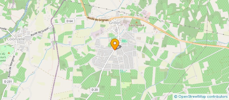 localisation de l'entreprise MADAME VICTORIA MANDALLAZ  GRILLON