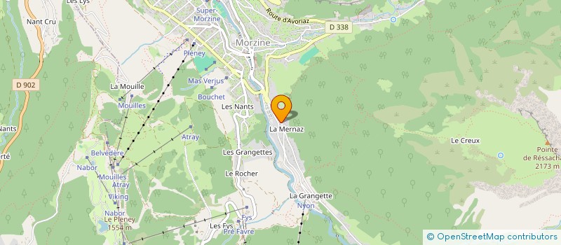 localisation de l'entreprise MADAME VICTORIA MANNOUCH  MORZINE