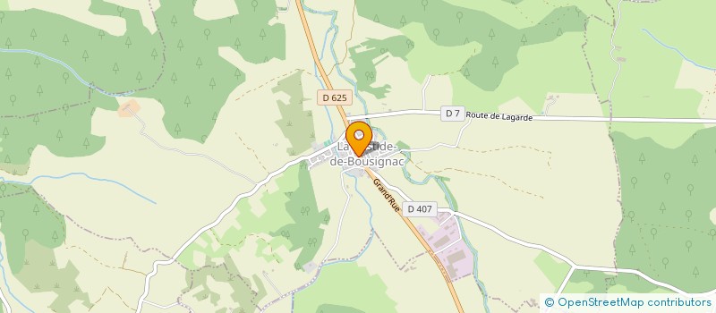 localisation de l'entreprise MADAME VICTORIA MARCEL à LA BASTIDE-DE-BOUSIGNAC