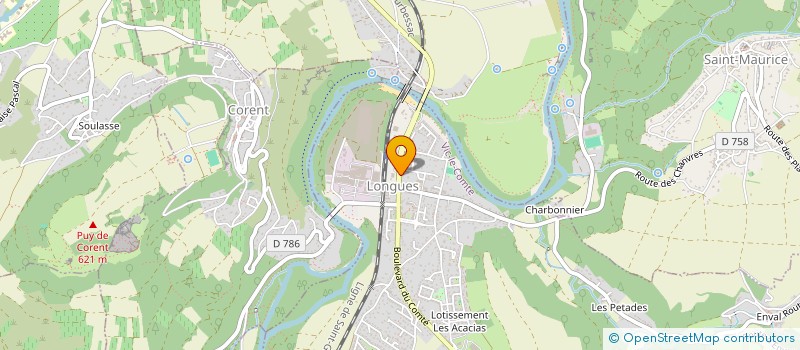 localisation de l'entreprise MADAME VICTORIA MARIE  VIC-LE-COMTE