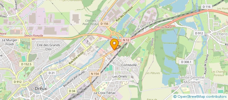 localisation de l'entreprise MADAME VICTORIA MAROUS à DREUX