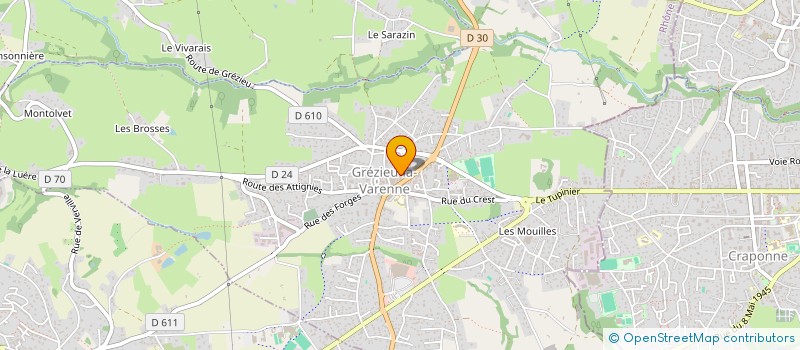 localisation de l'entreprise MADAME VICTORIA MASALA  GREZIEU-LA-VARENNE