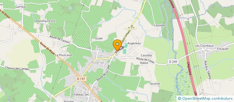 localisation de l'entreprise MADAME VICTORIA MAUVILLAIN  PUGNAC