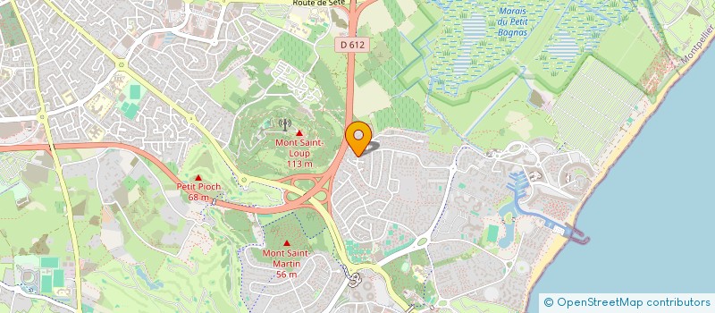 localisation de l'entreprise MADAME VICTORIA MEINNIER  AGDE