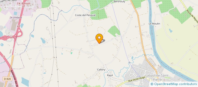 localisation de l'entreprise MADAME VICTORIA MERCADER à LABASTIDE-SAINT-PIERRE