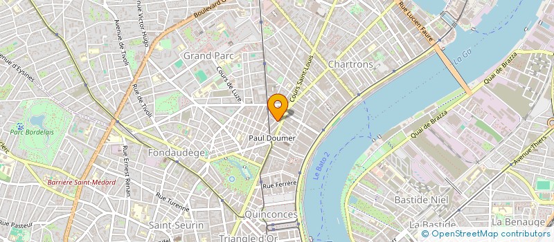 localisation de l'entreprise MADAME VICTORIA MERCIER  BORDEAUX