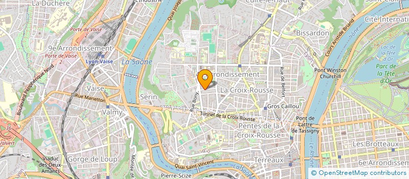 localisation de l'entreprise MADAME VICTORIA MONTAGNE à LYON
