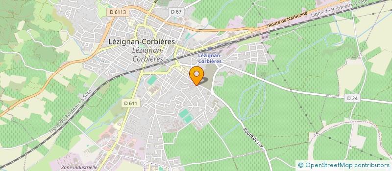 localisation de l'entreprise MADAME VICTORIA MOREL à LEZIGNAN-CORBIERES
