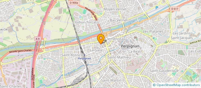 localisation de l'entreprise MADAME VICTORIA MORIN  PERPIGNAN