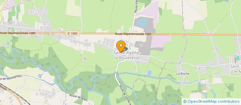 localisation de l'entreprise MADAME VICTORIA MUZIOLEK  SAINTE-AGATHE-LA-BOUTERESSE