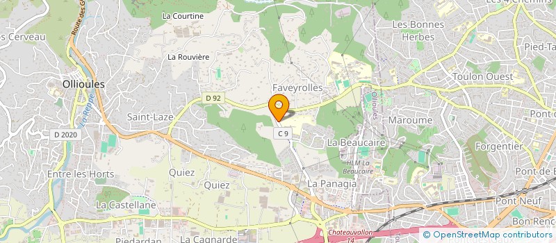 localisation de l'entreprise MADAME VICTORIA NEEL  OLLIOULES