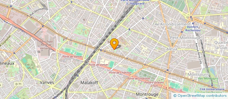 localisation de l'entreprise MADAME VICTORIA NGOUANDJIKA  PARIS