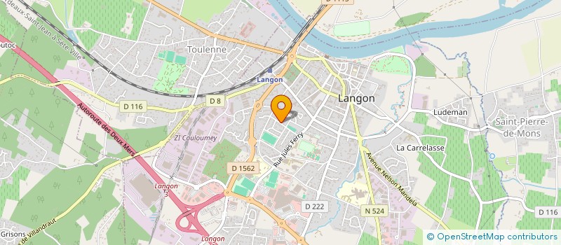 localisation de l'entreprise MADAME VICTORIA OVCINICOVA  LANGON