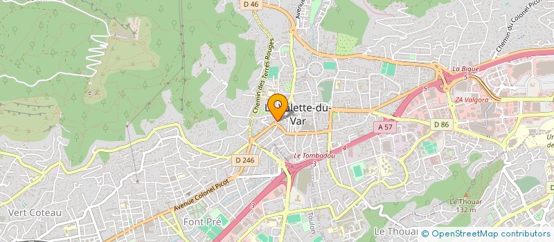 localisation de l'entreprise MADAME VICTORIA PASTOR à LA VALETTE-DU-VAR
