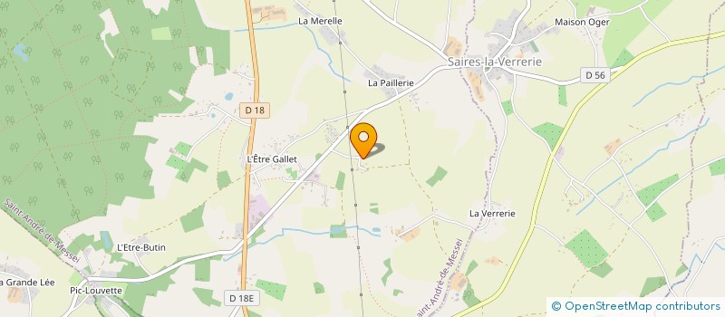 localisation de l'entreprise MADAME VICTORIA PECQUEUX à SAINT-ANDRE-DE-MESSEI
