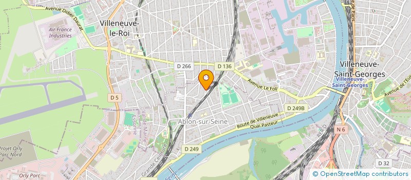 localisation de l'entreprise MADAME VICTORIA PEREIRA  ABLON-SUR-SEINE