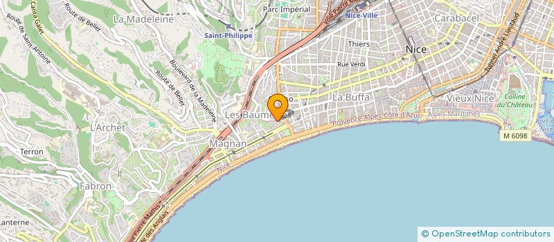 localisation de l'entreprise MADAME VICTORIA PIAZENTINOU à NICE