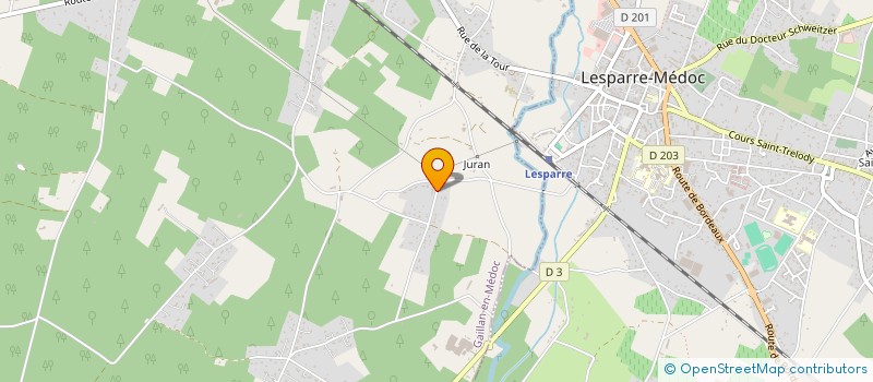 localisation de l'entreprise MADAME VICTORIA PONZONI  GAILLAN-EN-MEDOC