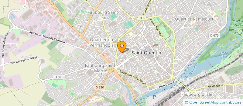 localisation de l'entreprise MADAME VICTORIA PYPTYUK à SAINT-QUENTIN