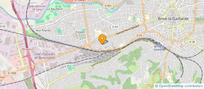 localisation de l'entreprise MADAME VICTORIA RAGOT  BRIVE-LA-GAILLARDE