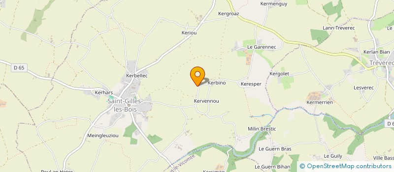 localisation de l'entreprise MADAME VICTORIA RAISON  SAINT-GILLES-LES-BOIS