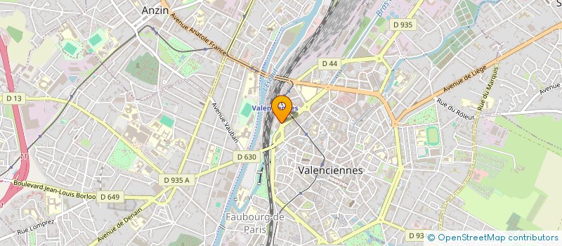 localisation de l'entreprise MADAME VICTORIA RIBEIRO  VALENCIENNES