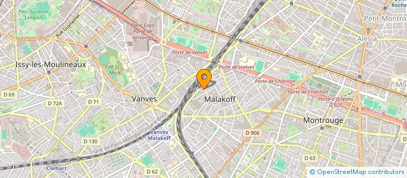 localisation de l'entreprise MADAME VICTORIA RICARD  MALAKOFF