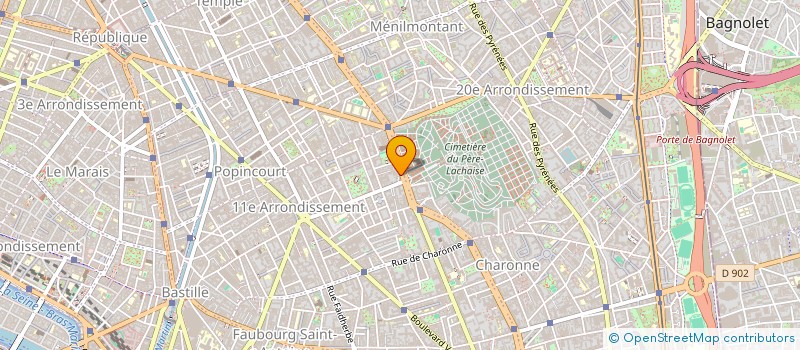 localisation de l'entreprise MADAME VICTORIA ROSINI  PARIS