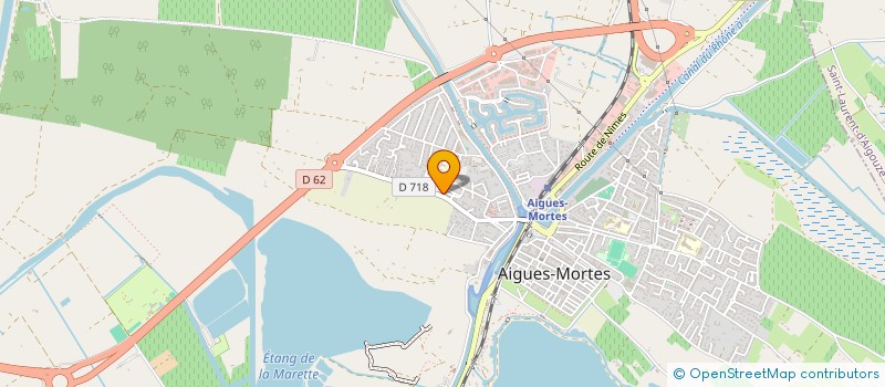 localisation de l'entreprise MADAME VICTORIA ROUX  SAINT-LAURENT-D'AIGOUZE